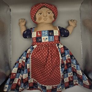 Handmade Vintage TOPSY TURVY Rose Marie And Eva Flip Doll.